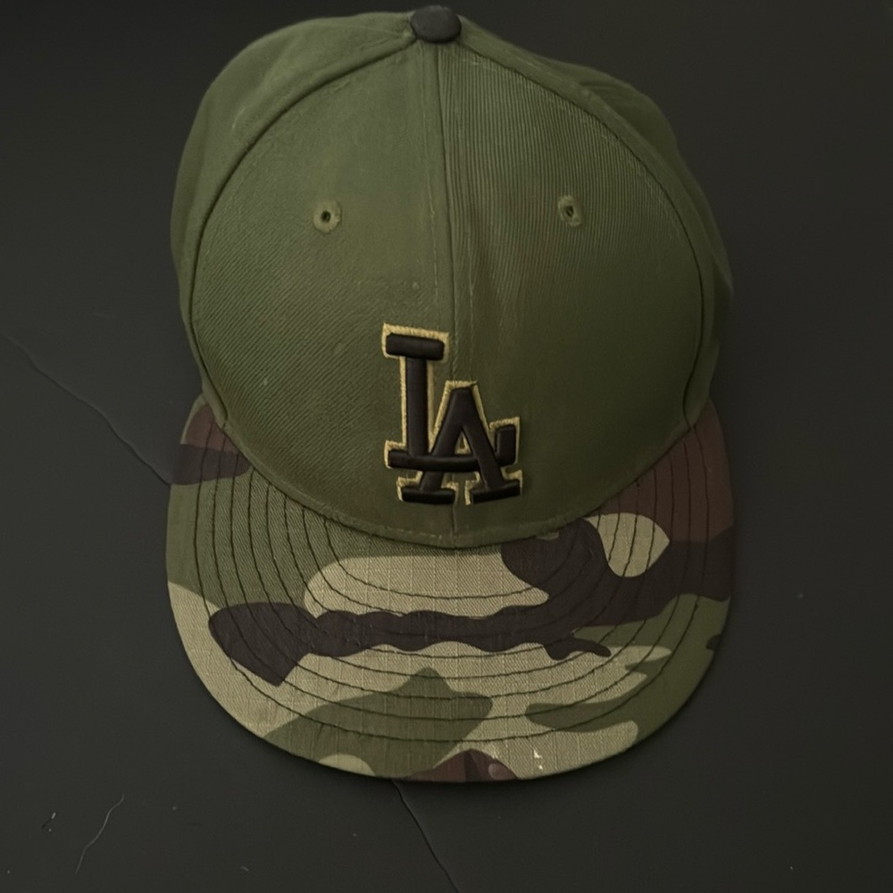 Army green LA hat